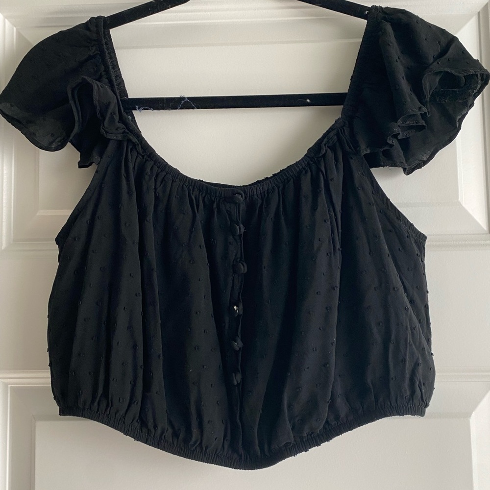 Elegant Black Women's Top
